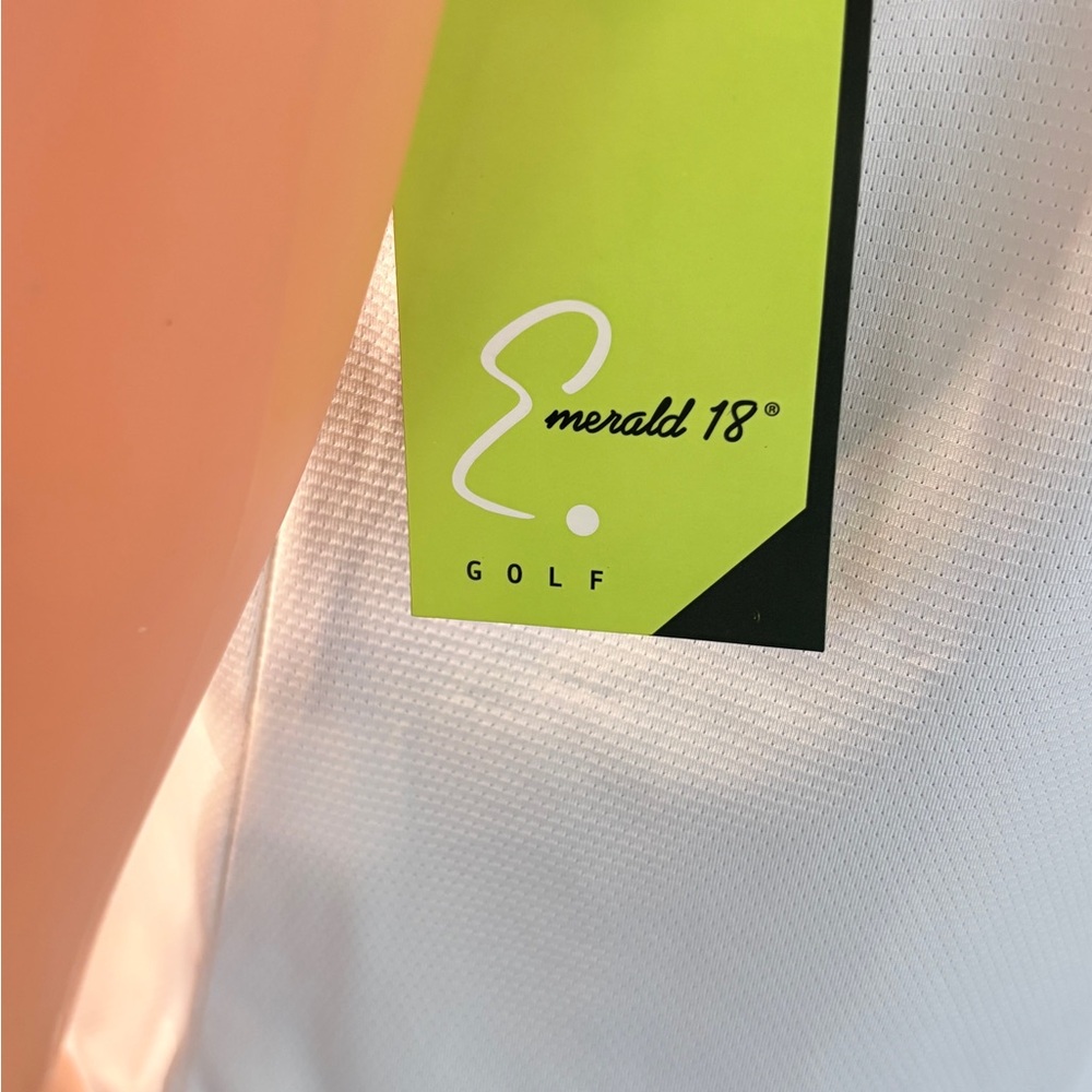 Emerald 18 Golf Sleeveless Polo NWT | Colorblock Purple Black White | Size XL - Picture 12 of 12